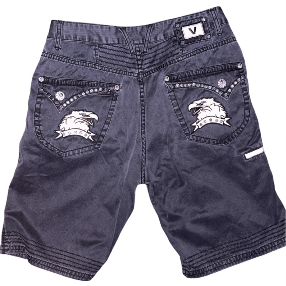studded shorts affliction type